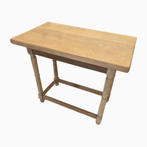 Side Table in Stripped Oak