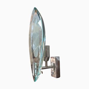 Fontana Arte Space Age Italian Wall Sconce from Veca, 1960s