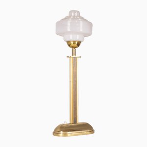 Vintage Italian Table Lamp in Golden Brass, 1960s