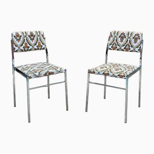 Chrome Chairs, 1970s, Set of 2