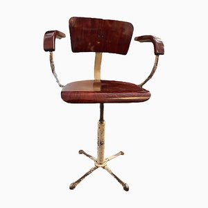 Industrial Swivel Chair from Blaha, 1950s