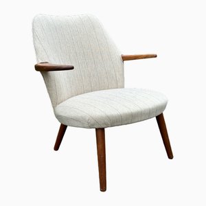 Dänischer Mid-Century Sessel aus Teak & Stoff, 1960er