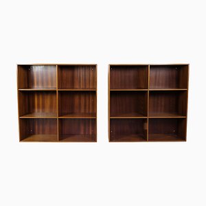 Bookcases in Light Mahogany attributed to Mogens Koch and Rud Rasmussen, 1960s, Set of 2