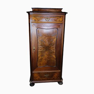 Tall Cabinet in Polished Walnut, 1850s