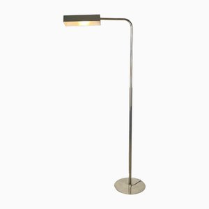 Vintage Chrome Right Angled Reading Floor Lamp, 1970s