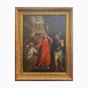 Circle of Giuseppe Vaccaro, The Passion, 19th Century, Oil on Canvas, Framed