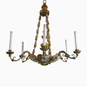 Lámpara de araña de madera de finales del siglo XVIII