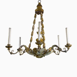 Lustre en Bois Fin 18ème Siècle