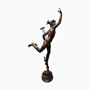 Bronze Mercure Statue Hermes Art Giambologna