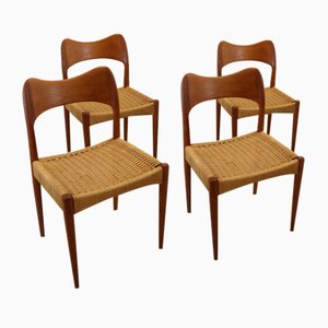 Dining Room Chairs attributed to Arne Hovmand Olsen, Set of 4