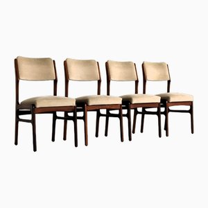 Teak Dining Room Chairs, 1960s, Set of 4