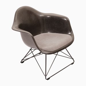 Vintage LAR Armchair in Fibreglass with Cat's Cradle Base Seat Cushion by Charles & Ray Eames for Herman Miller