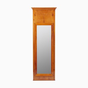 Biedermeier Pillar Mirror in Cherry Tree, 1830s