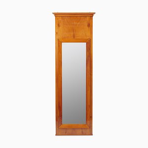 Miroir Colonne Biedermeier en Cerisier, 1830s