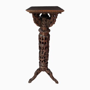 Indochinese Iron Wood Tripod Stand