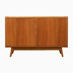 Sideboard with Black Glass Top from Jitona, 1968