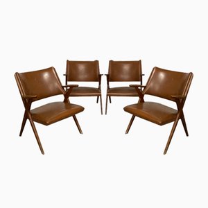 Armchairs from Vera, Italy, 1960s, Set of 4