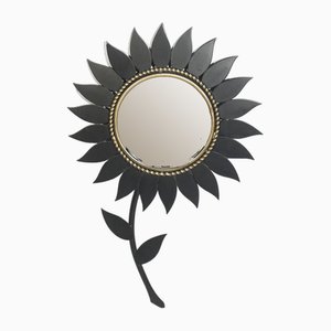 Sunflower Mirror from Vallauris, 1950s