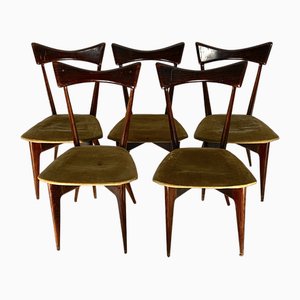 Batterfly Stühle von Ico Parisi für Ariberto Colombo, Italien, 1950er, 5er Set