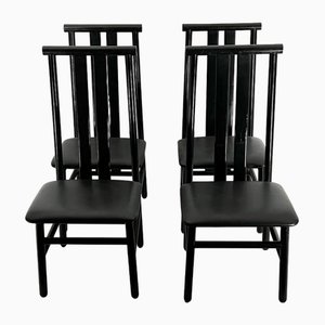 Mid-Century Zea Dining Chairs by Annig Sarian for T70, Italy, 1980s, Set of 4