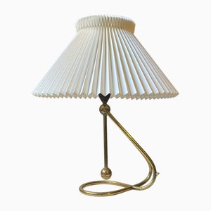 Vintage Adjustable Brass Table or Wall Lamp from Le Klint, 1950s