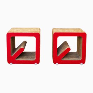 Jack Magazine Racks from Kubedesign, Italy, 2000s, Set of 2