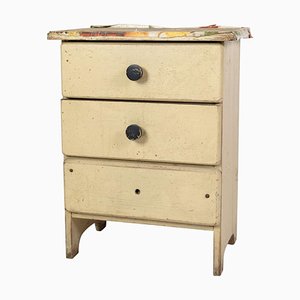Children's Chest of Drawers in Painted Wood, 1890s