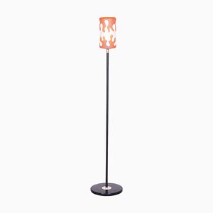 Mid-Century Floor Lamp in Steel, Czechia, 1960s