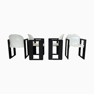 Mid-Century Modern Diagolo Stühle von Afra & Tobia Scarpa für B&b Italia, 1970er