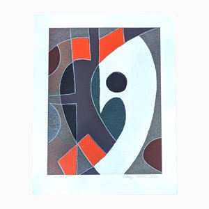 Colour Composition, 1950s, Lithograph