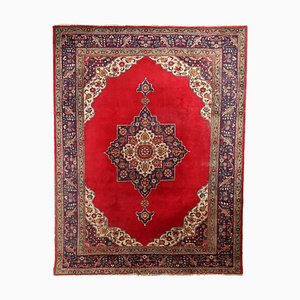 Middle Eastern Big Knot Handmade Rug in Cotton & Wool