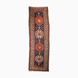Middle Eastern Thin Knot Handmade Serabend Rug in Cotton & Wool