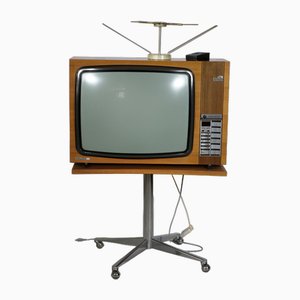 Televisión en color de North Mend de teca, 1974. Juego de 4