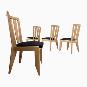 Vintage Stühle von Guillerme & Chambron für Votre Maison, 1950er, 4er Set