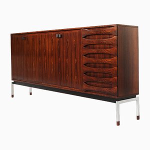 Belgisches Mid-Century Highboard aus Palisander, 1960er