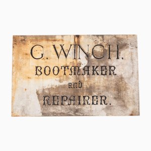 Signo de comercio de alabastro de Bootmakers