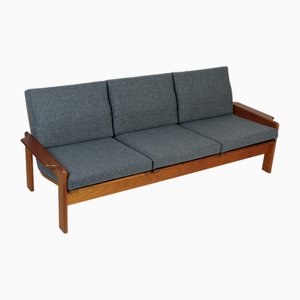 Dänisches 3-Sitzer Sofa aus Teak, 1970er