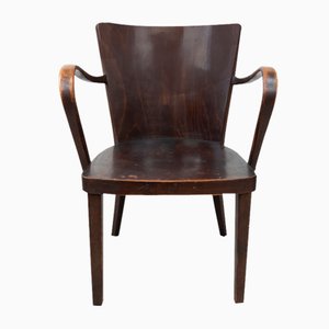 Poltrona vintage in legno curvato di Thonet B 47, anni '30