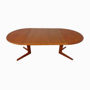 Table de Salle à Manger Extensible en Teck par Bernhard Pedersen & Son, Danemark, 1960s