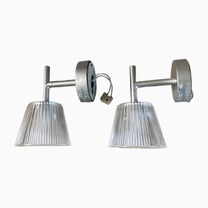 Lampade da parete Romeo Babe W Starck design di Philippe Starck per Flos, set di 2