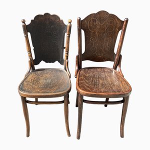 Bugholz Chairs by Jacob & Josef Kohn, 1910s, Set of 2