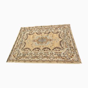 Tapis Vintage Beige en Laine et Coton, 1970s