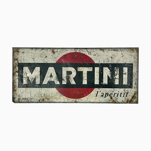 Enseigne Martini Vintage en Fer