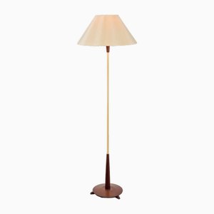 Skandinavische Vintage Mid-Century Stehlampe aus Teak, 1960er