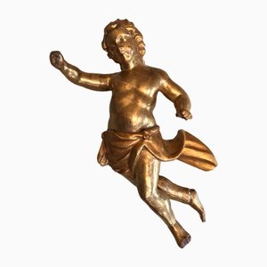 Putti in Gilded Wood, 18th Century, Set of 2