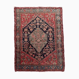 Antique Middle Eastern Handmade Farahan Rug
