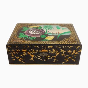 Coffret Art Nouveau en Bois. Espagne, années 40