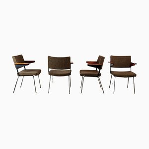L11 Armchairs attributed to A.R. Cordemeyer for Gispen, 1950s, Set of 4