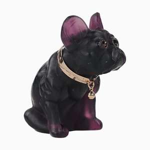 Bulldog francés en miniatura de Imperial Glass Factory