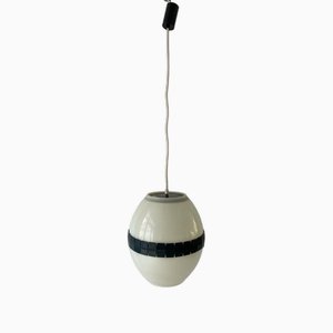 Italian Egg-Shaped Plastic Ceiling Lamp, Italy, 1960s